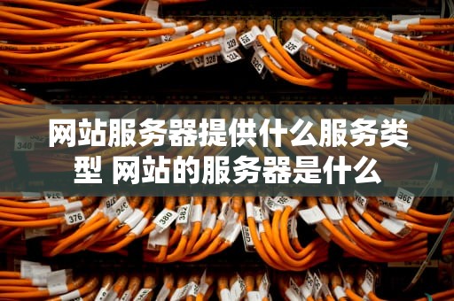 网站服务器提供什么服务类型 网站的服务器是什么