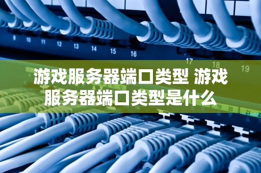 游戏服务器端口类型 游戏服务器端口类型是什么