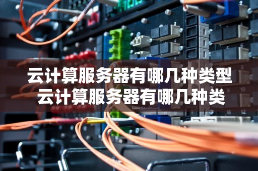 云计算服务器有哪几种类型 云计算服务器有哪几种类型的