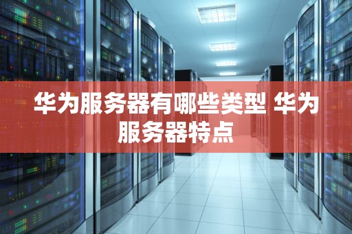 华为服务器有哪些类型 华为服务器特点