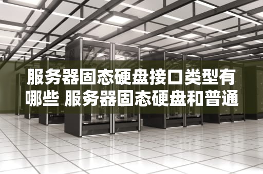 服务器固态硬盘接口类型有哪些 服务器固态硬盘和普通固态硬盘区别