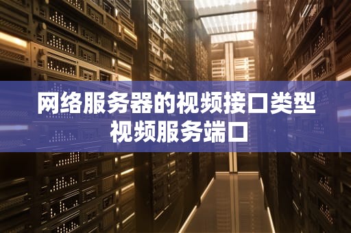网络服务器的视频接口类型 视频服务端口