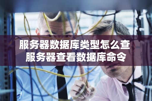 服务器数据库类型怎么查 服务器查看数据库命令