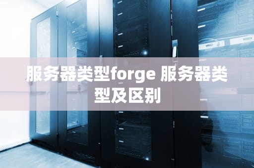 服务器类型forge 服务器类型及区别