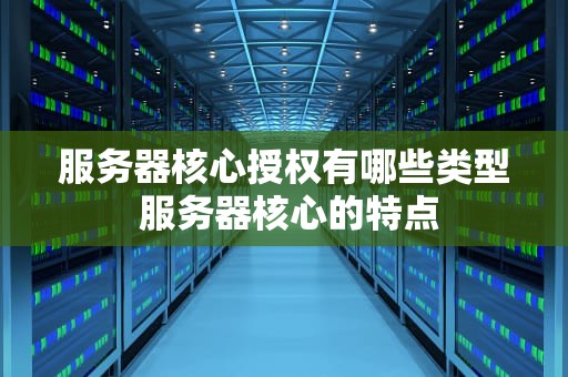 服务器核心授权有哪些类型 服务器核心的特点