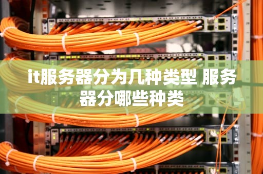 it服务器分为几种类型 服务器分哪些种类