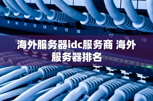 海外服务器idc服务商 海外服务器排名