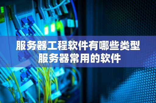 服务器工程软件有哪些类型 服务器常用的软件