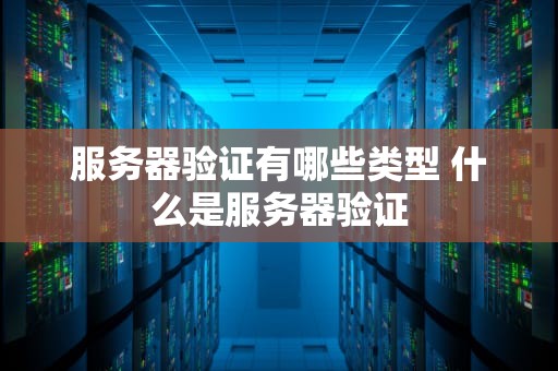 服务器验证有哪些类型 什么是服务器验证