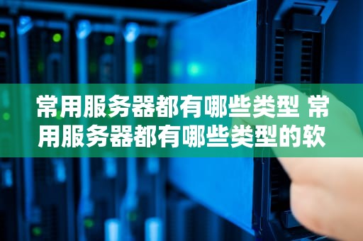 常用服务器都有哪些类型 常用服务器都有哪些类型的软件