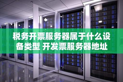 税务开票服务器属于什么设备类型 开发票服务器地址是什么