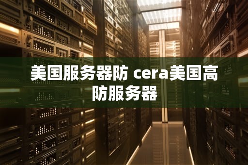 美国服务器防 cera美国高防服务器