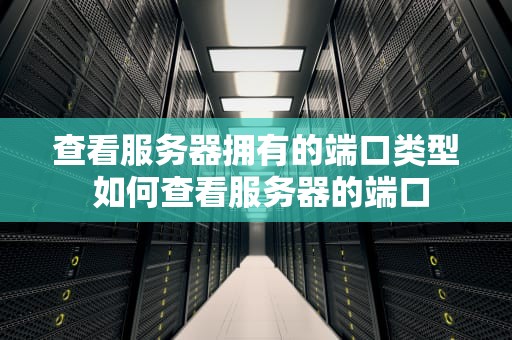查看服务器拥有的端口类型 如何查看服务器的端口