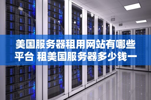 美国服务器租用网站有哪些平台 租美国服务器多少钱一个月