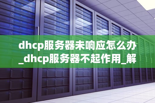 dhcp服务器未响应怎么办_dhcp服务器不起作用_解决DHCP服务器未响应问题的有效方法
