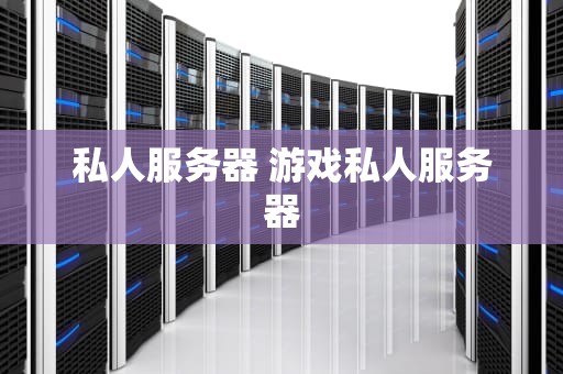 私人服务器 游戏私人服务器