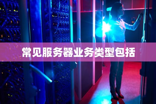 常见服务器业务类型包括