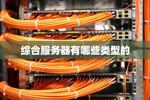 综合服务器有哪些类型的