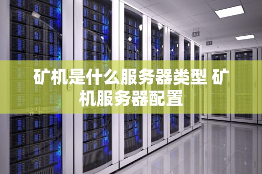 矿机是什么服务器类型 矿机服务器配置
