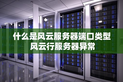 什么是风云服务器端口类型 风云行服务器异常