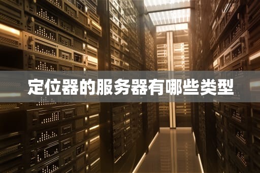 定位器的服务器有哪些类型