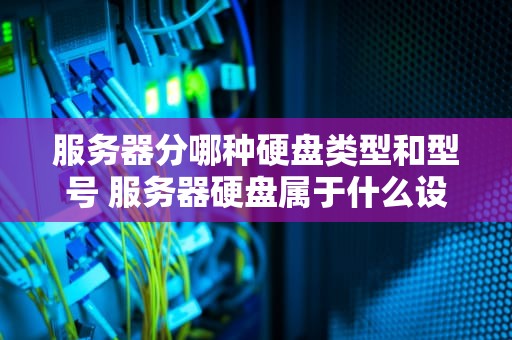 服务器分哪种硬盘类型和型号 服务器硬盘属于什么设备