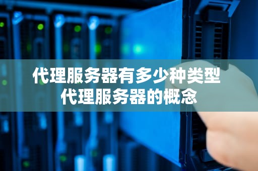 代理服务器有多少种类型 代理服务器的概念
