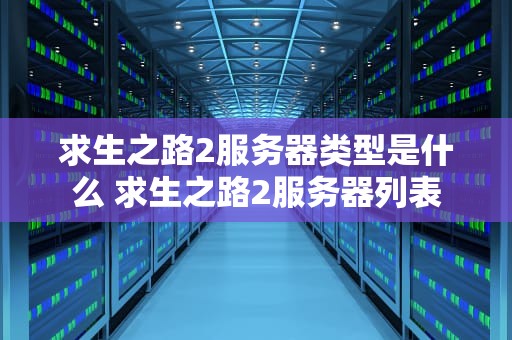 求生之路2服务器类型是什么 求生之路2服务器列表