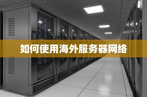 如何使用海外服务器网络