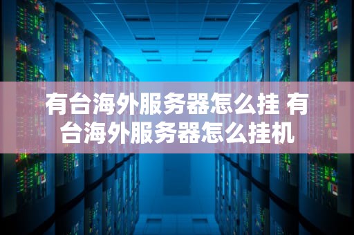 有台海外服务器怎么挂 有台海外服务器怎么挂机
