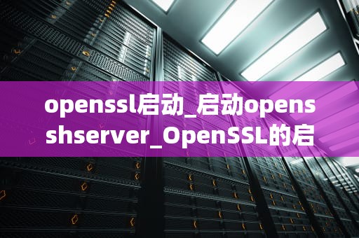 openssl启动_启动opensshserver_OpenSSL的启动与配置