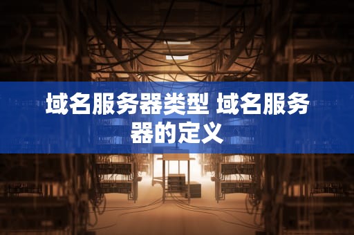 域名服务器类型 域名服务器的定义