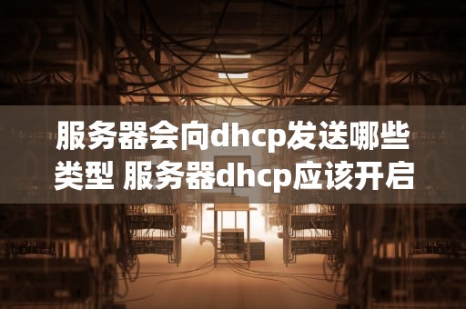 服务器会向dhcp发送哪些类型 服务器dhcp应该开启还是关闭