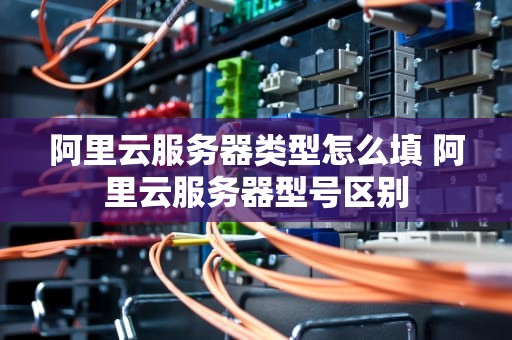 阿里云服务器类型怎么填 阿里云服务器型号区别