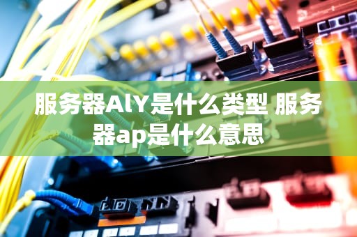 服务器AlY是什么类型 服务器ap是什么意思