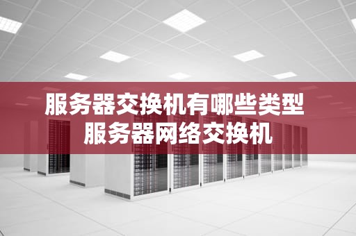 服务器交换机有哪些类型 服务器网络交换机