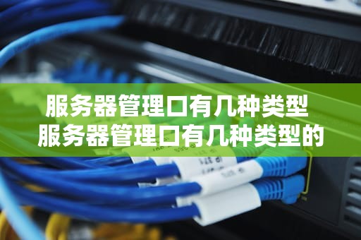 服务器管理口有几种类型 服务器管理口有几种类型的