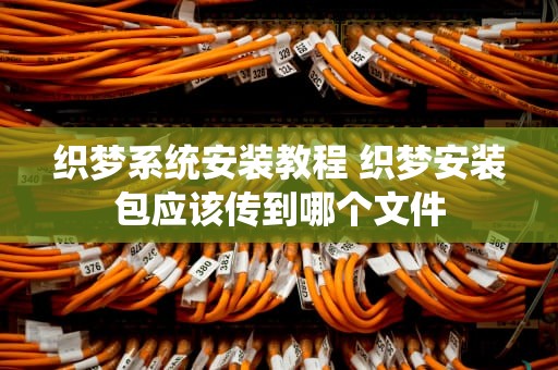 织梦系统安装教程 织梦安装包应该传到哪个文件