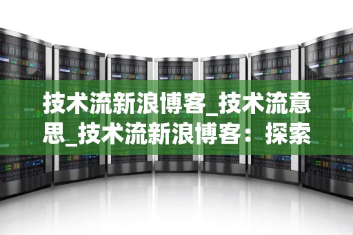 技术流新浪博客_技术流意思_技术流新浪博客：探索科技的无限可能