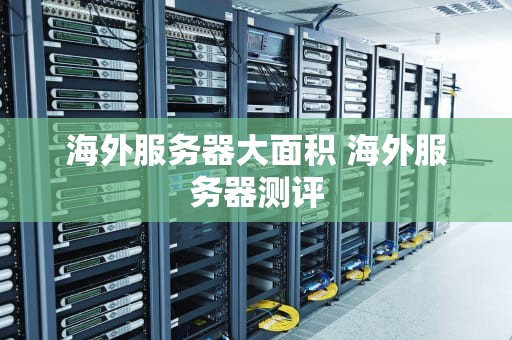 海外服务器大面积 海外服务器测评