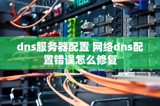 dns服务器配置 网络dns配置错误怎么修复