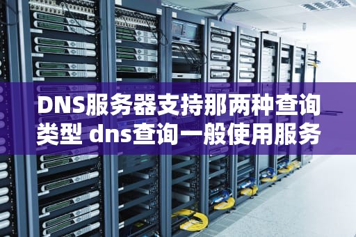 DNS服务器支持那两种查询类型 dns查询一般使用服务器端口是