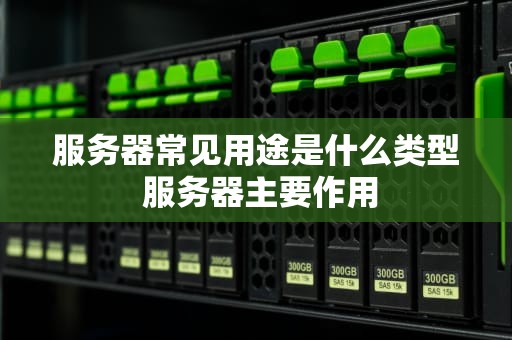 服务器常见用途是什么类型 服务器主要作用