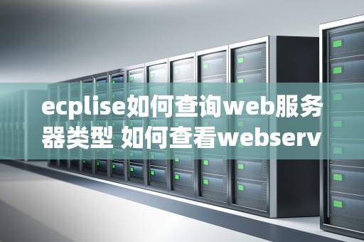 ecplise如何查询web服务器类型 如何查看webservice