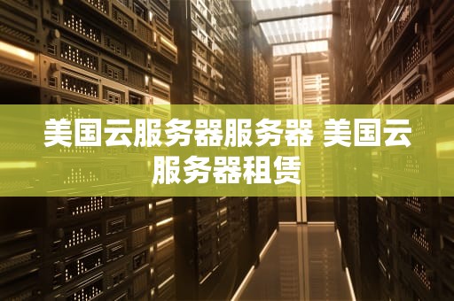 美国云服务器服务器 美国云服务器租赁