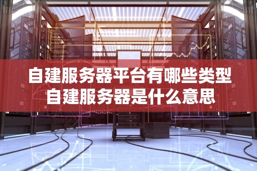 自建服务器平台有哪些类型 自建服务器是什么意思
