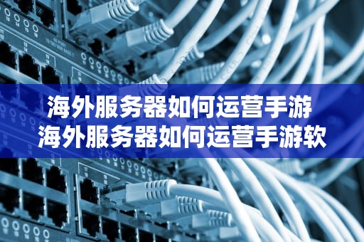 海外服务器如何运营手游 海外服务器如何运营手游软件