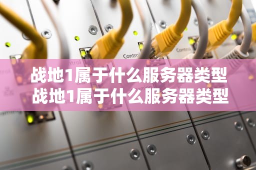 战地1属于什么服务器类型 战地1属于什么服务器类型的游戏