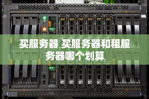 买服务器 买服务器和租服务器哪个划算
