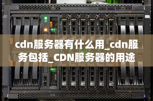 cdn服务器有什么用_cdn服务包括_CDN服务器的用途及其重要性